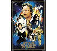 Erik Maxi Póster Star Wars 40 Aniversario Héroes 91.5x61cm