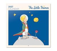Grupo Erik El Principito Calendario 2027 Pared - Almanaque 12 Meses 30x30cm | Planificador Mensual, 12 Ilustraciones en Sobre Protector, El Principito merchandising