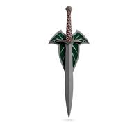 Lampara El Señor de los Anillos Daga Dardo - Lampara pared SIN Cable│ El Señor de los Anillos Regalos - Figura con LUZ ( Bateria Recargable) Lord of the rings Merchandising OFICIAL │ Incluye Anclajes