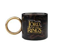 Grupo Erik El Señor de los Anillos Taza 3D Anillo Unico - Tazas de Café | Tazas Desayuno, Taza Grande 350 ml de Cerámica con Mapa de la Tierra Media, Tazas Originales para Regalar, Lord of the Rings