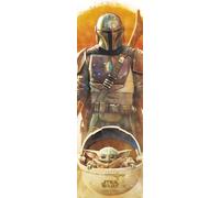 Grupo Erik ERIK - Póster de puerta The Mandalorian (53x158 cm)
