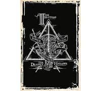 Grupo Erik ERIK - Póster Harry Potter Deathly Hallows Symbol, 61x91,5 cm