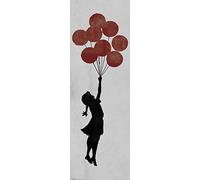 Grupo Erik Erik - Póster puerta brandalised girl floating original multicolor, 53 x 158 cm