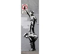 Grupo Erik Erik - Póster puerta Brandalised graffiti is a crime, multicolor, 53 x 158 cm