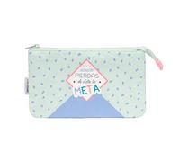 Grupo Erik Estuche 3 Compartimentos - Estuche Escolar │ Estuche Amelie Pastel Collection Vuelta al Cole