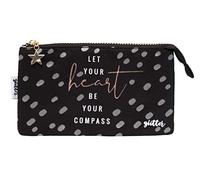 Grupo Erik Estuche 3 Compartimentos - Estuche Escolar │Estuche Compartimentos Vuelta al Cole - Estuche Escolar 3 Compartimentos - Material papeleria Escolar