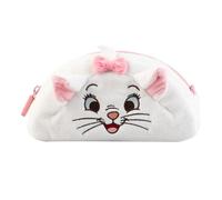 Grupo Erik Estuche Escolar Bonjour Marie, Estuche gato para niñas, de Felpa Rectangular DISNEY, Portalápices colegio, Material Vuelta al cole