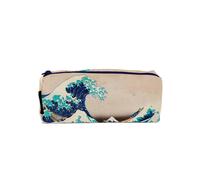 Erik Estuche Escolar Hokusai – Grande con cremallera, rectangular (Ola Kanagawa)