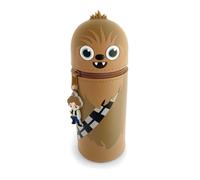 Grupo Erik Estuche Escolar Star Wars, Chewbacca - Estuche pequeño de Silicona para niñas y niños │ Vuelta al Cole : Material Escolar y papeleria │ Extensible, Impermeable y con Cremallera