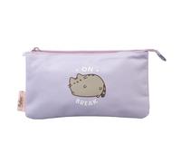 Grupo Erik Estuche Pusheen 3 Compartimentos - Estuche Escolar 3 Compartimentos niña │ Estuches Escolares 3 Compartimentos, Material Escolar y papeleria Kawaii Vuelta al Cole