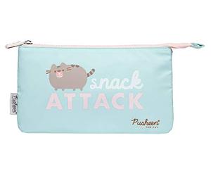 Grupo Erik Estuche Pusheen 3 Compartimentos - Estuche Escolar 3 Compartimentos niña │ Estuches Escolares 3 Compartimentos, Material Escolar y papeleria Kawaii Vuelta al Cole