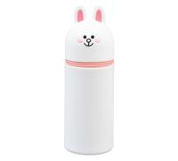 Grupo Erik Estuche Silicona Line Friends Cony - Estuche Escolar Extensible con Cremallera para niños y niñas | Potalápices Vertical pequeño Práctico para Materiales Escolares para la Vuelta al Cole