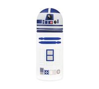 Grupo Erik Estuche Silicona Star Wars R2-D2 - Estuche Escolar Extensible con Cremallera para niños y niñas | Potalápices Vertical pequeño Práctico para Materiales Escolares para la Vuelta al Cole