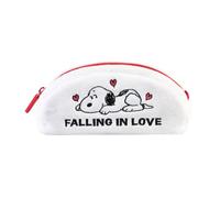 Grupo Erik Estuche Snoopy San Valentín - Estuche Escolar para niñas y niños de Felpa Rectangular o Neceser Maquillaje pequeño │ Snoopy Regalos Mujer