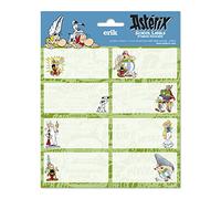 Grupo Erik Etiquetas adhesivas Asterix y Obelix - Pegatinas libro nombres/Pack etiquetas escolares - Producto con licencia oficial, ELE0288