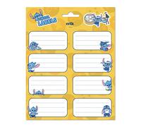 Grupo Erik Etiquetas adhesivas Disney Stitch - Pegatinas libro nombres/Pack etiquetas escolares - Papeleria Disney - Producto con licencia oficial