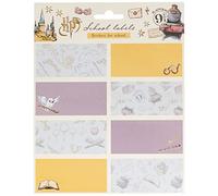 Grupo Erik Etiquetas adhesivas Harry Potter - Pegatinas libro nombres/Pack etiquetas escolares - Papeleria Harry Potter - Vuelta al cole material escolar - Producto con licencia oficial