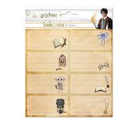 Grupo Erik Etiquetas adhesivas Harry Potter - Pegatinas libro nombres/Pack etiquetas escolares - Papeleria Harry Potter - Producto con licencia oficial
