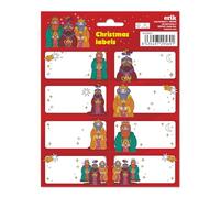 Grupo Erik Etiquetas adhesivas Navidad Día de Reyes - Etiquetas regalo Navidad / 16 Etiquetas Navidad - Etiquetas regalo - Pegatinas navidad regalos