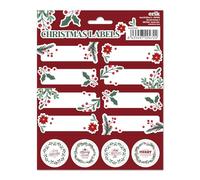 Grupo Erik Etiquetas adhesivas Navidad - Etiquetas regalo Navidad / 24 Etiquetas Navidad - Etiquetas regalo - Pegatinas navidad regalos