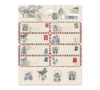 Grupo Erik Etiquetas adhesivas Navidad, Felicitaciones - Etiquetas regalo Navidad / 24 Etiquetas Navidad - Etiquetas regalo - Pegatinas navidad regalos