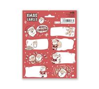Grupo Erik Etiquetas adhesivas Navidad Ho Ho Ho - Etiquetas regalo Navidad / 16 Etiquetas Navidad - Etiquetas regalo - Pegatinas navidad regalos