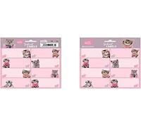 Grupo Erik Etiquetas adhesivas Studio Pets Cats - Etiquetas para libros/Pegatinas nombre libros