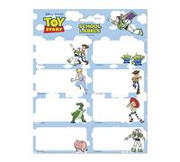 Grupo Erik Etiquetas adhesivas Toy Story - Pegatinas libro nombres/Pack etiquetas escolares - Papeleria Disney Pixar - Producto con licencia oficial