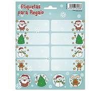 Grupo Erik Etiquetas Navidad Santa Cartoon