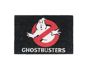 Grupo Erik Felpudo Entrada casa Antideslizante 40 x 60 cm - Alfombra Exterior Logo Cazafantasmas Felpudos Originales Fabricados en Fibra de Coco