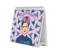 Grupo Erik Frida Kahlo Calendario Sobremesa 2027 - Calendario Mesa | 19,5x16,5cm, Planificador Mensual, 12 Ilustraciones, 2 Formatos, Caja Protectora, En 6 Idiomas