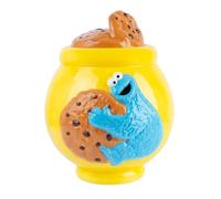Erik - Tarro de cerámica galletero Barrio Sésamo XL - Hermético, figura decorativa