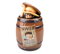 Grupo Erik Galletero One piece manga - Figura One Piece Luffy como Bote Galletas | Merchandising | Regalos para Fans del Manga y Anime | Tapadera Hermética 5,6 L