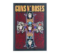 Grupo Erik Guns N Roses Cuaderno A5 punteado | Merchandising Oficial: Journaling notebook A5, Bloc de notas, Bullet journal con Marcapáginas y Tapa Dura, 192 págs