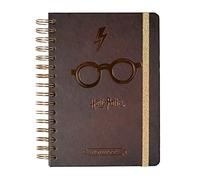 Grupo Erik Harry Potter Libreta A5 - Harry potter merchandising Oficial | Cuaderno A5 punteado con Anillas de Tapa dura, Merchandising Oficial, Material escolar, 180 págs