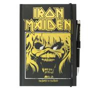 Erik Cuaderno A5 Iron Maiden – Punteado, tapa dura, con boli y marcapáginas, 192 págs