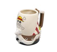Grupo Erik Jarra de Cerveza One Piece manga - Taza One Piece Figura barco | Regalos para Fans del Manga y Anime | Merchandising Oficial | Tazas Originales para Desayuno (750ml)