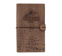 Grupo Erik Jurassic Park Cuaderno de viaje | Diario de viaje Recargable, Travel Journal de Cuero sintético, 2 cuadernos en el interior (19,6x12 cm)