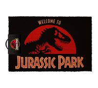 Erik Felpudo Welcome to Jurassic Park Logo – Fibra de coco antideslizante e impermeable 60x40 cm