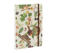 Grupo Erik Kokonote Cuaderno A5 punteado Autumn - Journaling notebook A5 (Bullet journal) Libretas bonitas/Bloc de notas A5 - Cuadernos tapa dura Artesanales con marcapáginas, 192 págs