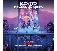 Grupo Erik KPop Demon Hunters Calendario 2027 Pared - Almanaque 16 Meses | 30x30cm, Planificador Mensual, En 6 Idiomas