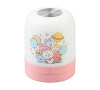 Grupo Erik Lámpara de Mesita de Noche BT21 - Luz Nocturna Infantil | LED Recargable, Regulable con Asa Portátil, Decoración Habitación, Merchandising Oficial, USB-C, 9,1 x 7,2 cm