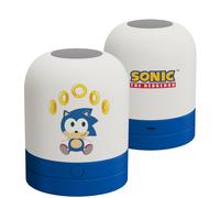 Grupo Erik Lámpara de Mesita de Noche Sonic - Luz Nocturna Infantil | LED Recargable, Regulable con Asa Portátil, Decoración Habitación, Merchandising Oficial, USB-C, 9,1 x 7,2 cm