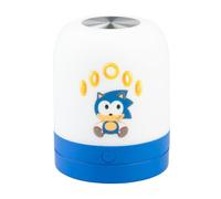 Grupo Erik Lámpara de Mesita de Noche Sonic - Luz Nocturna Infantil | LED Recargable, Regulable con Asa Portátil, Decoración Habitación, Merchandising Oficial, USB-C, 9,1 x 7,2 cm