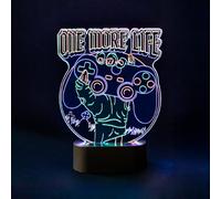 Grupo Erik Lampara gamer luz LED escritorio - Decoracion gamer - Regalo adolescente chico | Lampara de mesita de noche MULTICOLOR - Decoracion habitacion juvenil : Accesorios gaming