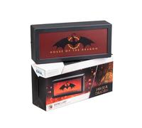 Grupo Erik Lampara Juego de Tronos, Casa del Dragon | Luz decorativa oficial de House of the Dragon | Regalo para fans de GOT y George R. R. Martin - Merchandising Oficial | Funciona con USB o Pilas