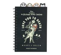 Grupo Erik Libreta con separadores Disney Pesadilla antes de Navidad - Cuaderno A5 punteado | Cuaderno apuntes : Libreta a5 anillas : Tapa blanda 160 págs