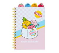 Grupo Erik Libreta con separadores Pusheen Fruits - Cuaderno A5 lineas, Libreta niña Kawaii | Cuaderno apuntes : Libreta a5 anillas : Tapa blanda 160 págs