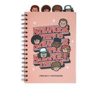 Grupo Erik Libreta con separadores Stranger Things - Cuaderno A5 punteado | Cuaderno apuntes : Libreta a5 anillas : Tapa blanda 160 págs