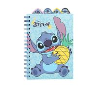 Grupo Erik Cuaderno Disney Stitch - Cuaderno A5 con 4 separadores - Cuaderno punteado - Bullet Journal | Stitch libreta - Cuaderno de notas - Bloc de notas A5